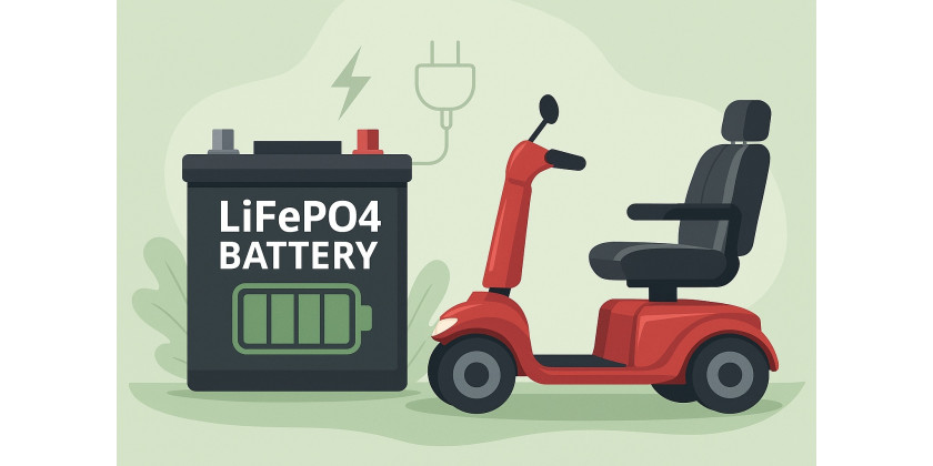 Nové baterie LiFePO4: Budoucnost elektrických skútrů pro seniory